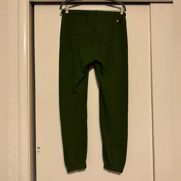 RARE AVIATOR NATION SWEATPANTS - SAN FRANSICO in Heathered GREEN - Picture 4 of 6